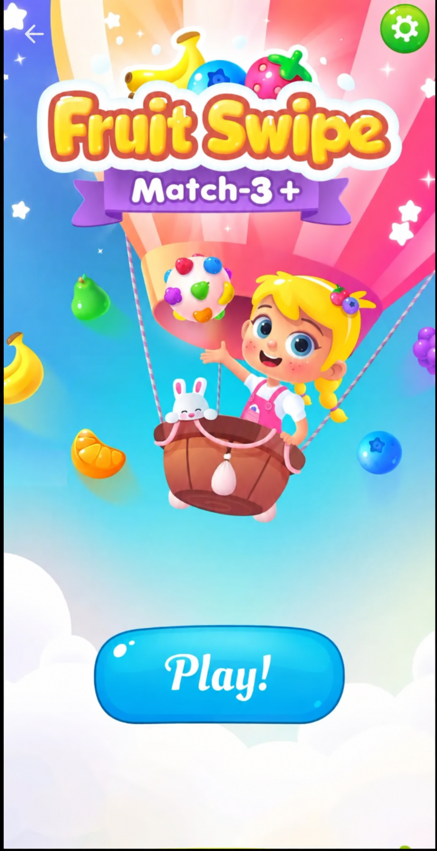 Fruit Swipe title screen