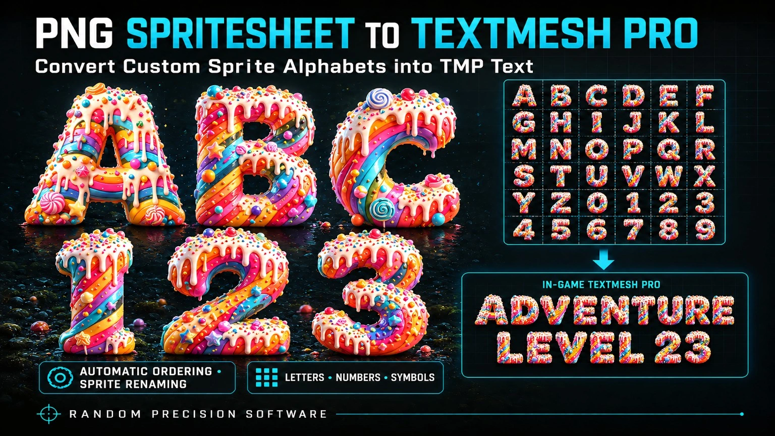 PNG Spritesheet to TextMesh Pro thumbnail